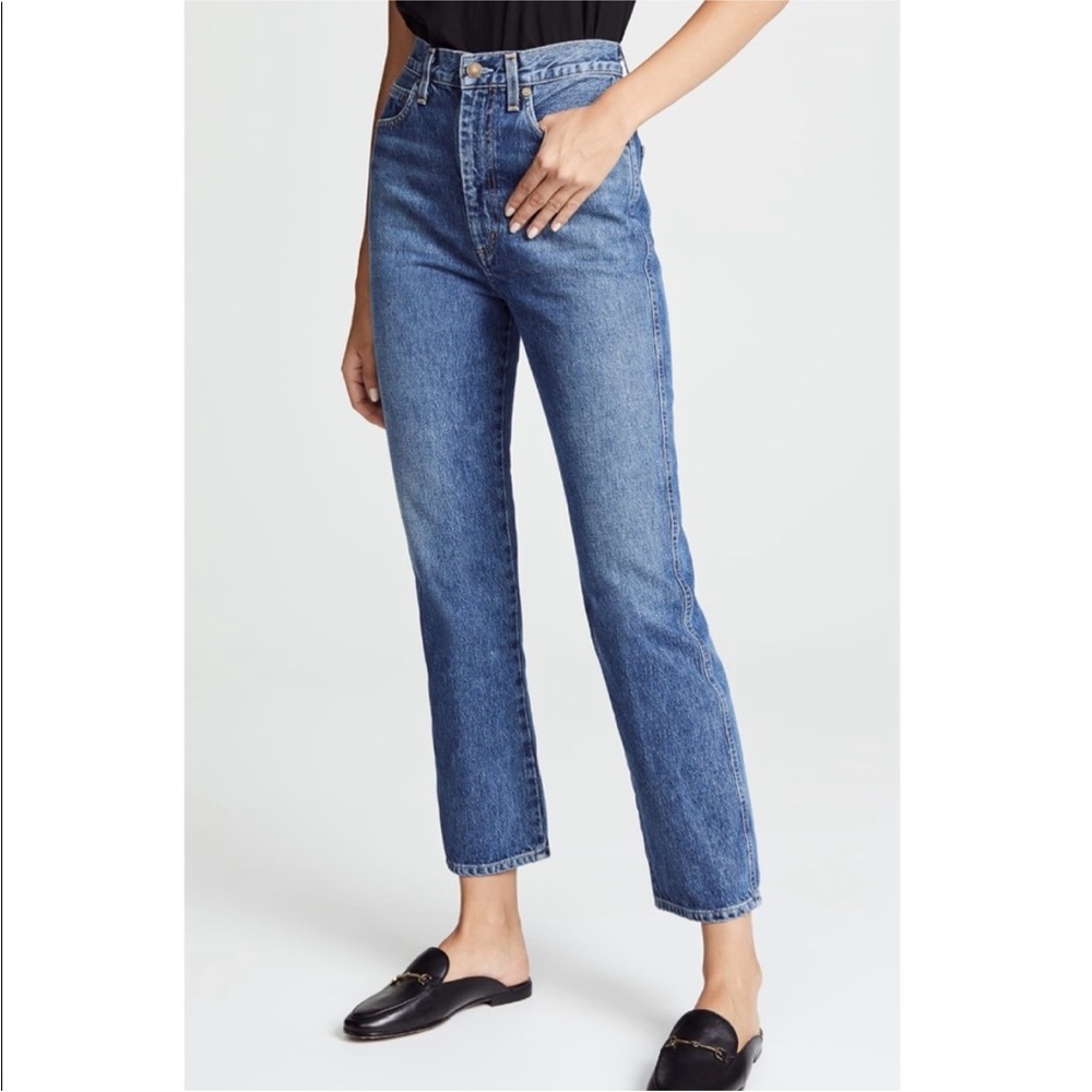 Agolde 90s Pinch WaistClassic Blue Denim Jeans 24